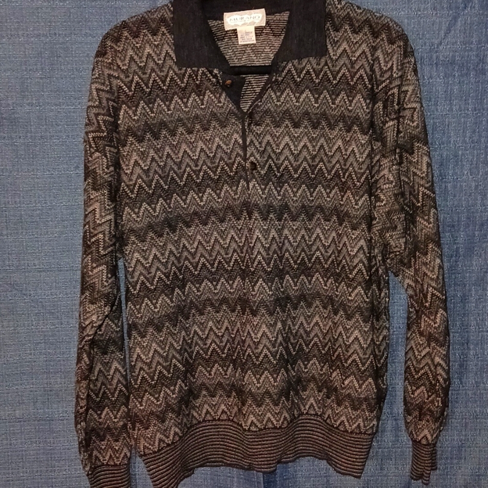 Vintage Murano Chevron Sweater